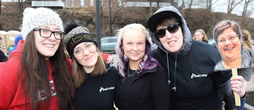 Beal Addiction Counseling students volunteering for ‘Hike for the Homeless’ Photo: Jeff Kirlin