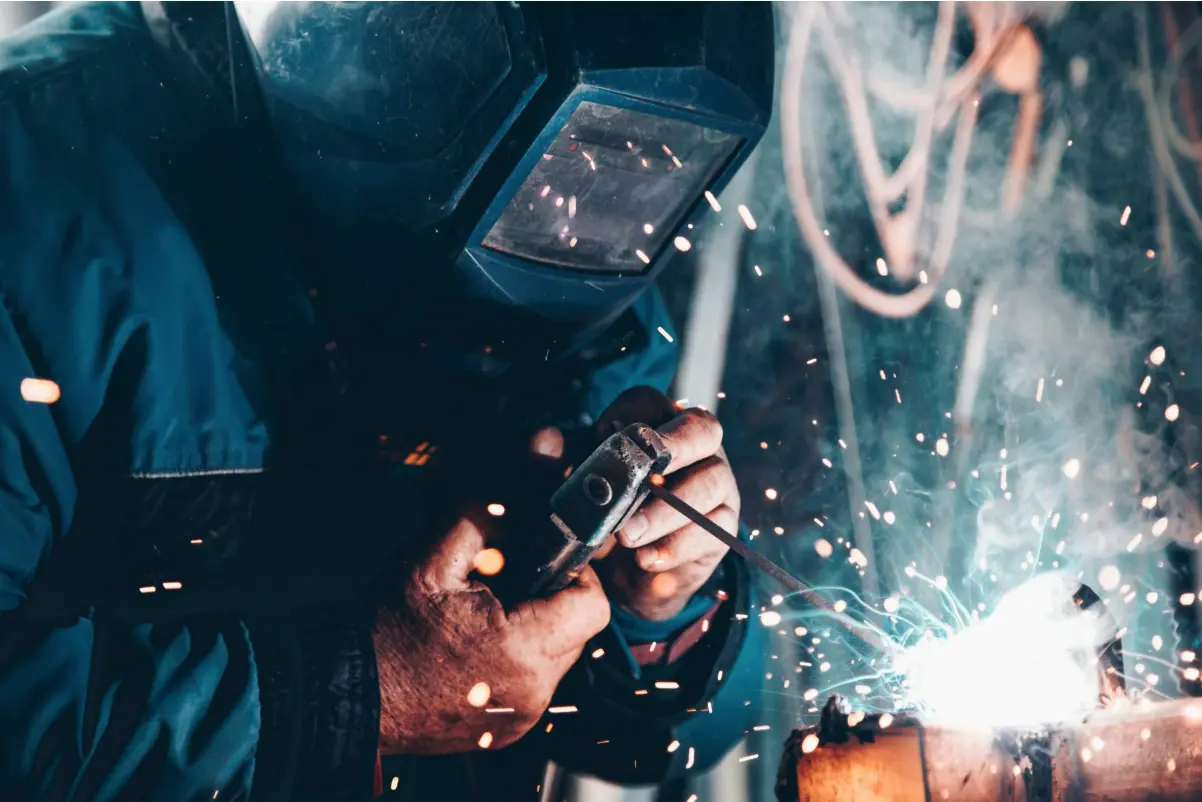 A man exploring different types of welding careers​.